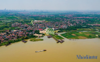 Cận cảnh nơi Hà Nội dự kiến xây 8 cây cầu bắc qua sông Hồng