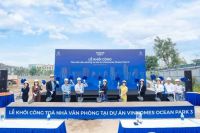 Vinhomes khởi công xây dựng tòa văn phòng tại tâm điểm Vinhomes Ocean Park 2 và 3