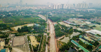 Vượt tiến độ 6 tháng, dự án trục đường hướng tâm Thủ đô hứa hẹn thay đổi diện mạo toàn khu vực một siêu đô thị của Vinhomes